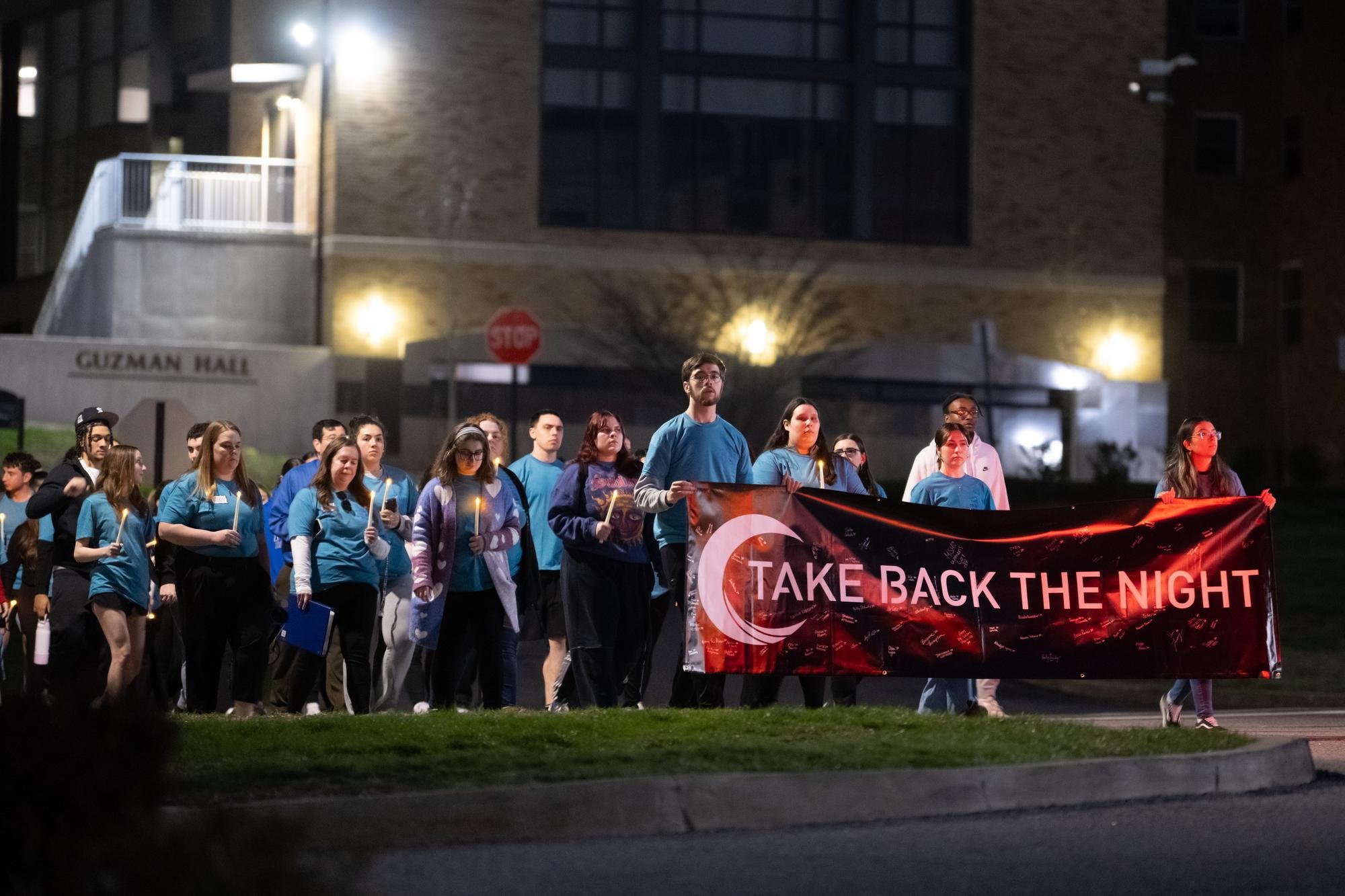 The Mount took part in the annual Take Back the Night to honor survivors of sexual violence. 