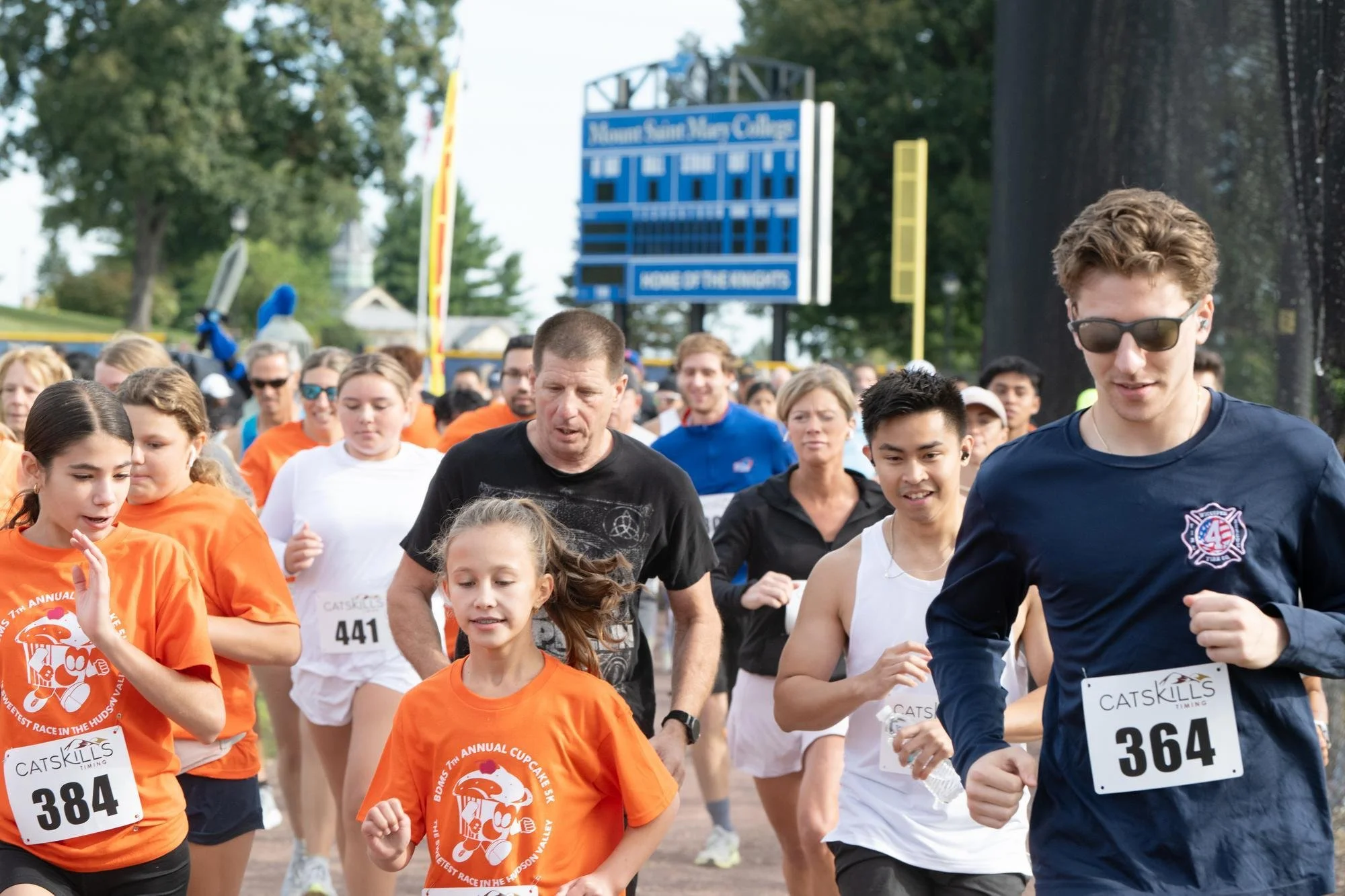   Bishop Dunn Memorial School and Mount Saint Mary College joined together to host the 7th Annual Cupcake Run.  