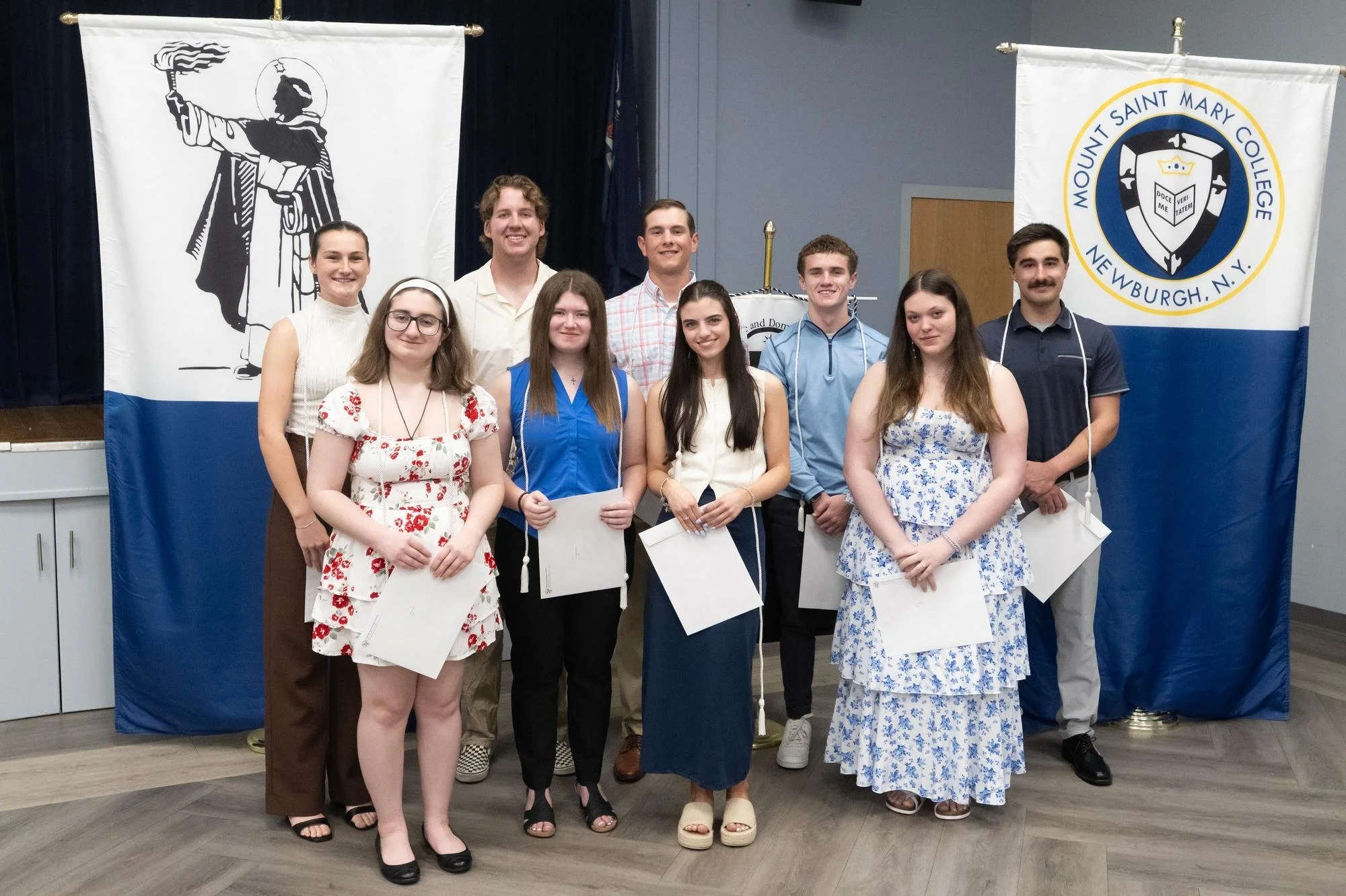 Nine students were named Ralph Scholars.