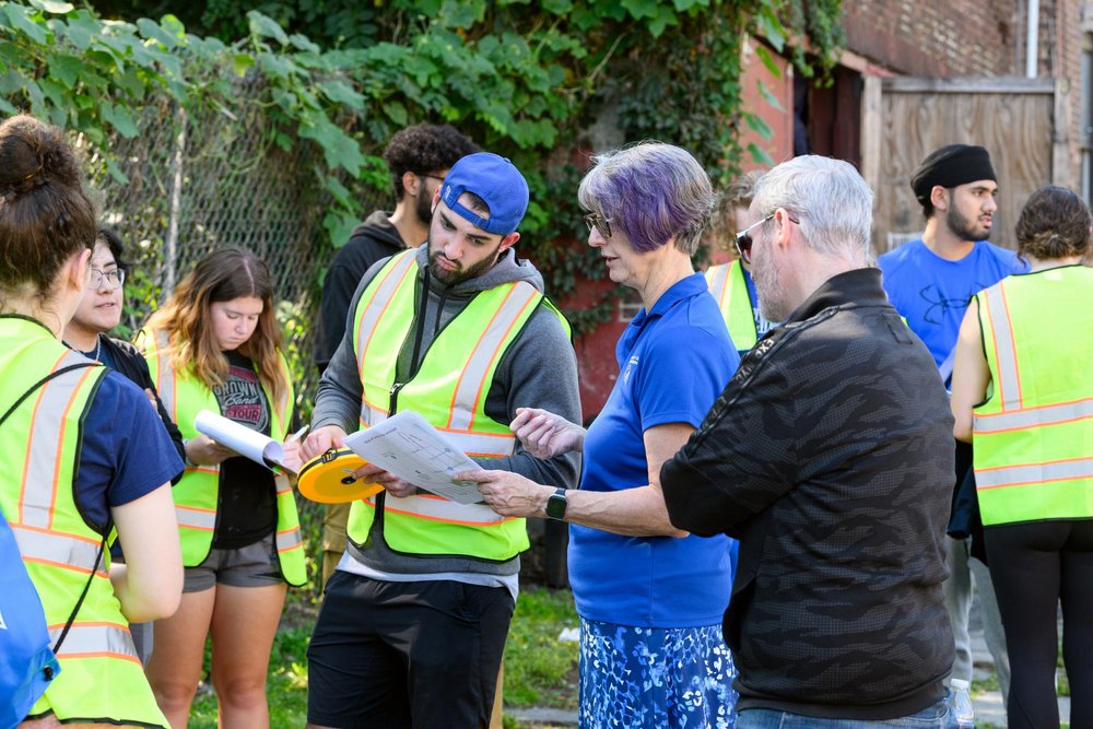   Mount Saint Mary College Chemistry and Biology students researched the trees in the City of Newburgh, so the city can best plan how it will plant new trees.  