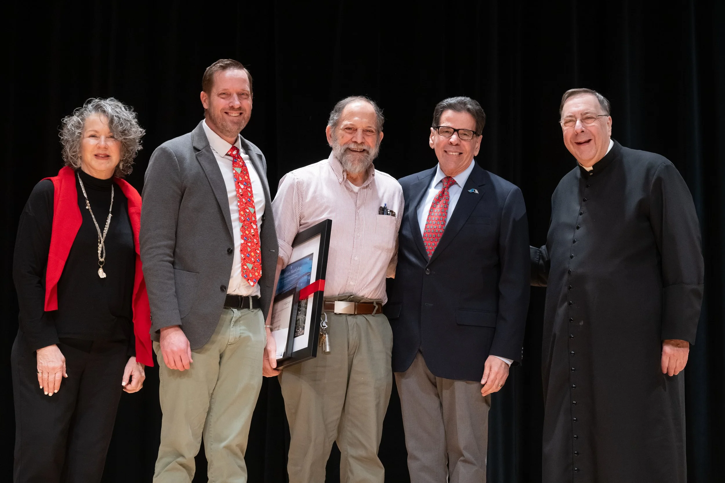 Five decades of science, service, and hoops: Thomas Sarro honored for golden milestone
