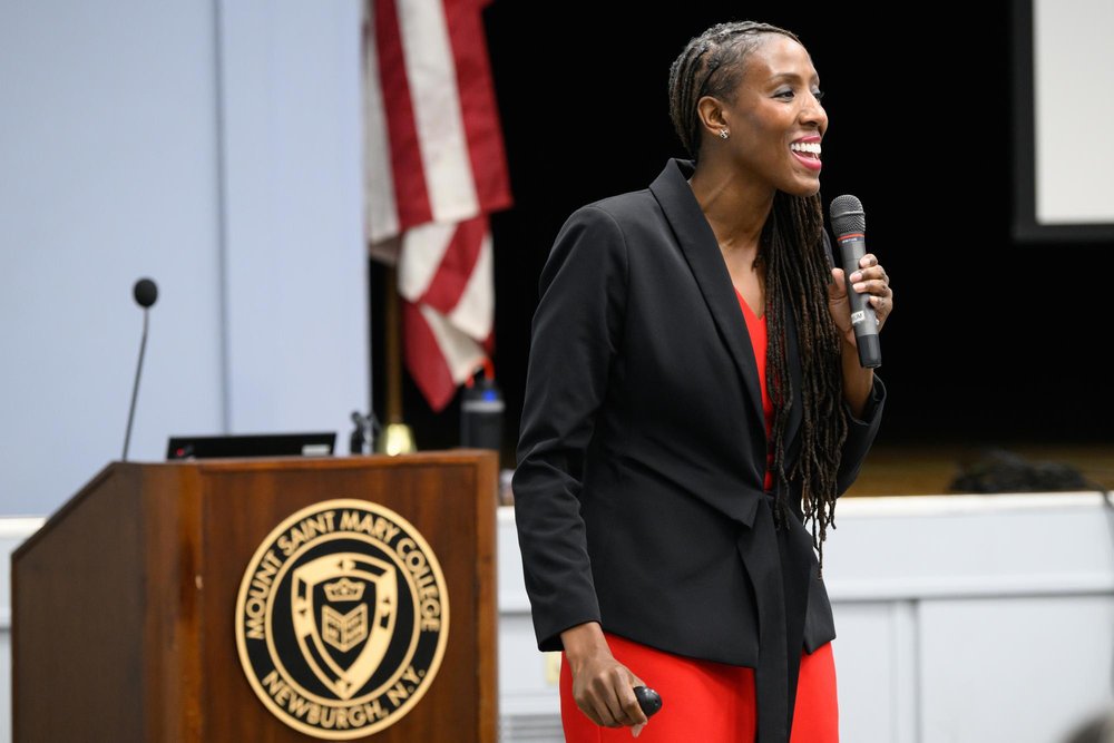   Dr. Dana E. Crawford, a pediatric and clinical psychologist, was the keynote speaker at the Inaugural Desmond Center Conference.  
