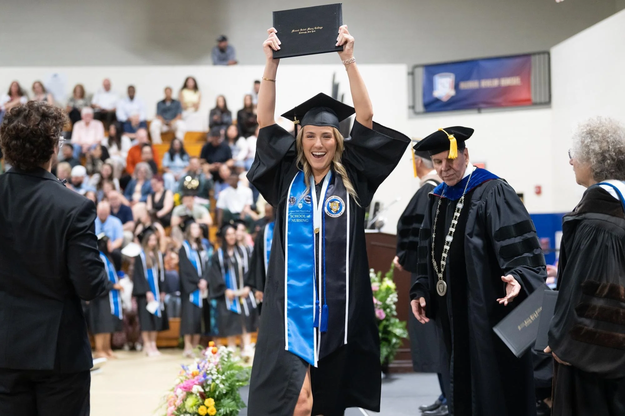   Mount Saint Mary College conferred nearly 400 degrees across its 63rd annual Commencement Ceremonies on Friday, May 15 and Saturday, May 16.&nbsp;  