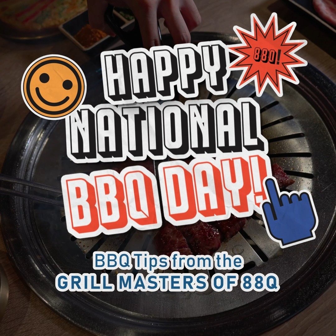 🔥🎉 Happy National BBQ Day! 🎉🔥 

What better way to celebrate than with KBBQ? Grill and chill with 88Q! 🙌

Swipe to discover our expert KBBQ grilling tips! 👉

#88qkbbq #asmrgrilling #kbbq #kbbqnight #koreanbarbeque #koreanfood #meatlover #rowlan