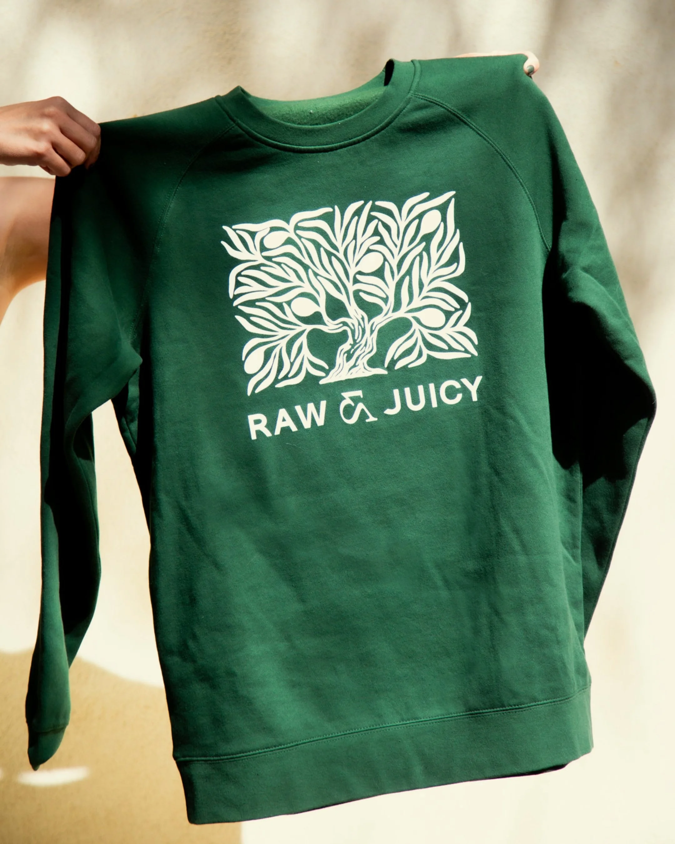 RawAndJuicyShop-AdultOliveTree-Sweatshirt-Green.jpg