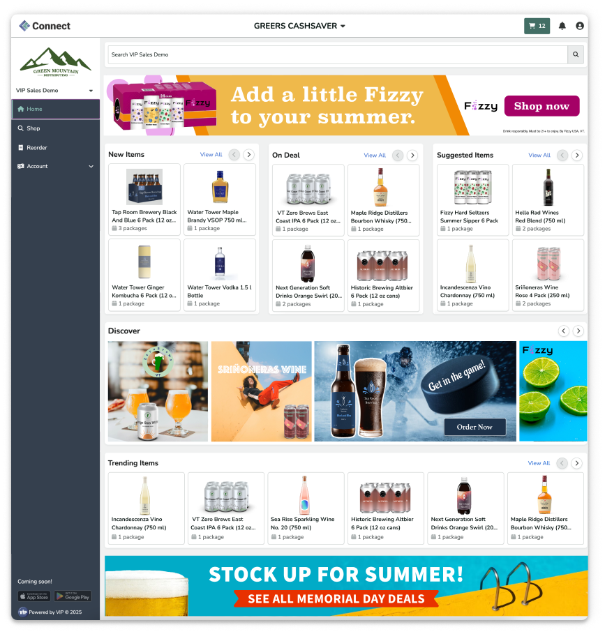 Sales Execution - Distributors — VIP