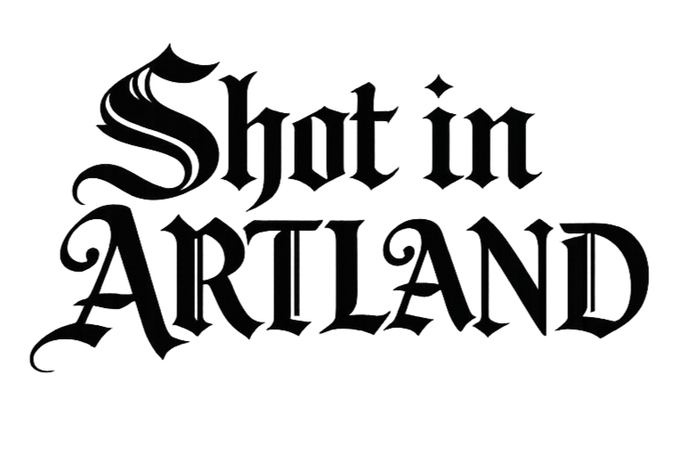 Text that reads "Shot in Maryland" in stylized black font.