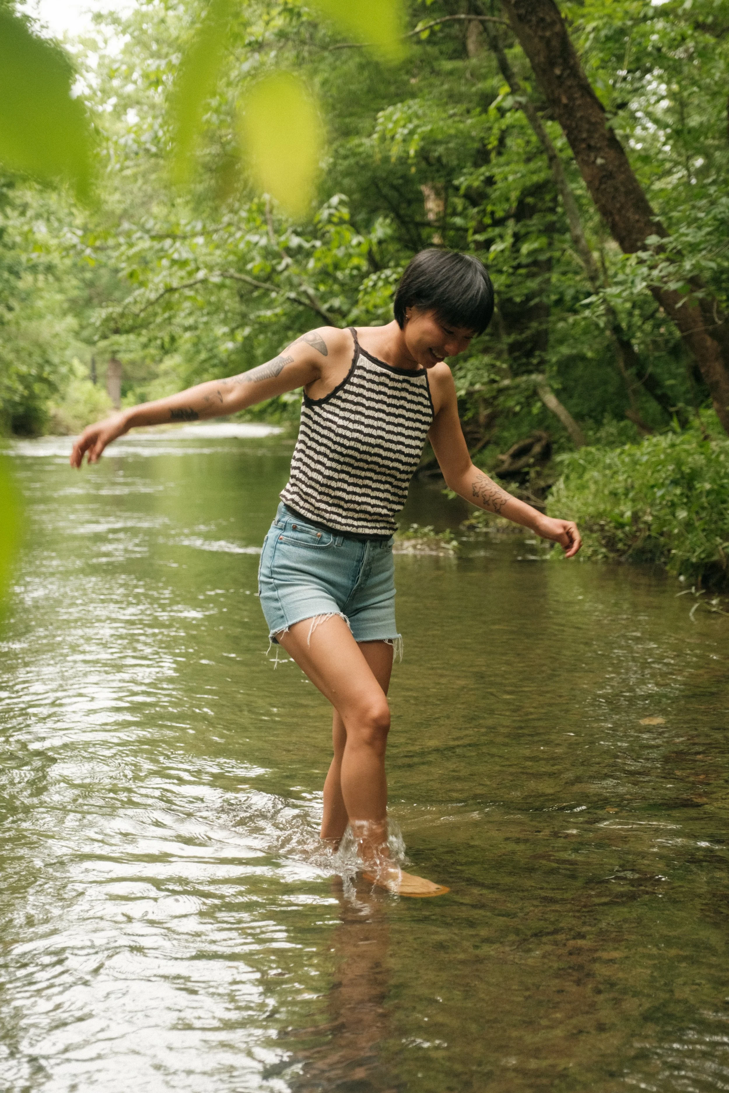 Creekside cabin and RV sites in Smithville TN near Center Hill Lake, Burgess Falls, and Rock Island State Park.