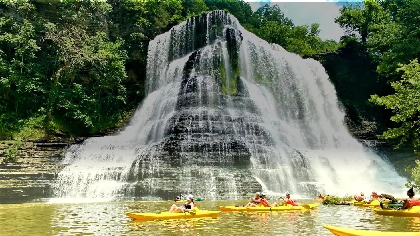 Creekside cabin and RV sites in Smithville TN near Center Hill Lake, Burgess Falls, and Rock Island State Park.