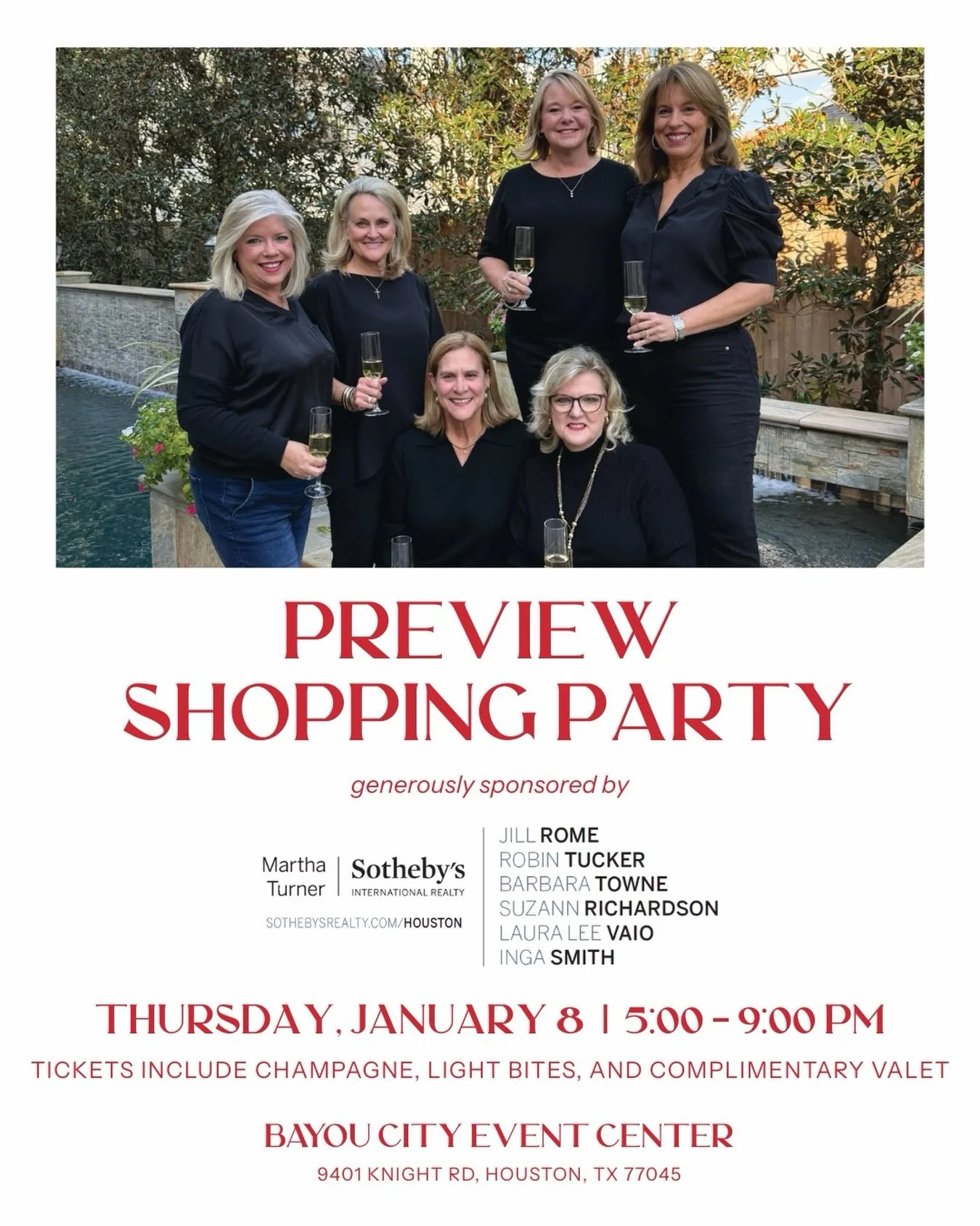 Doors open in 24 hours! It&rsquo;s not too late to purchase your Preview Shopping Party tickets for first access to deeply discounted merchandise 🛍️ other perks include complimentary valet, light bites, and champagne 🥂

Thank you to our friends @ma
