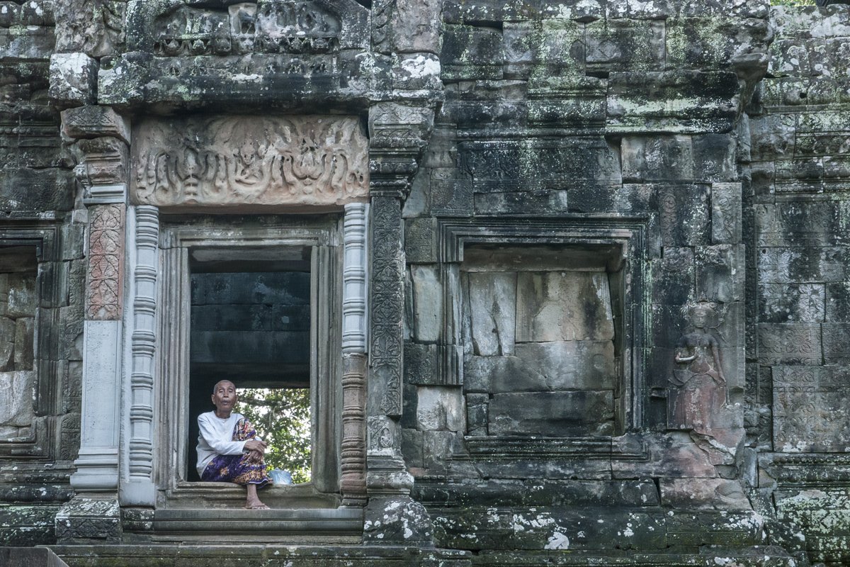 I SAW HER IN ANGKOR WAT TEMPLE, SIEM REAP, CAMBODIA.