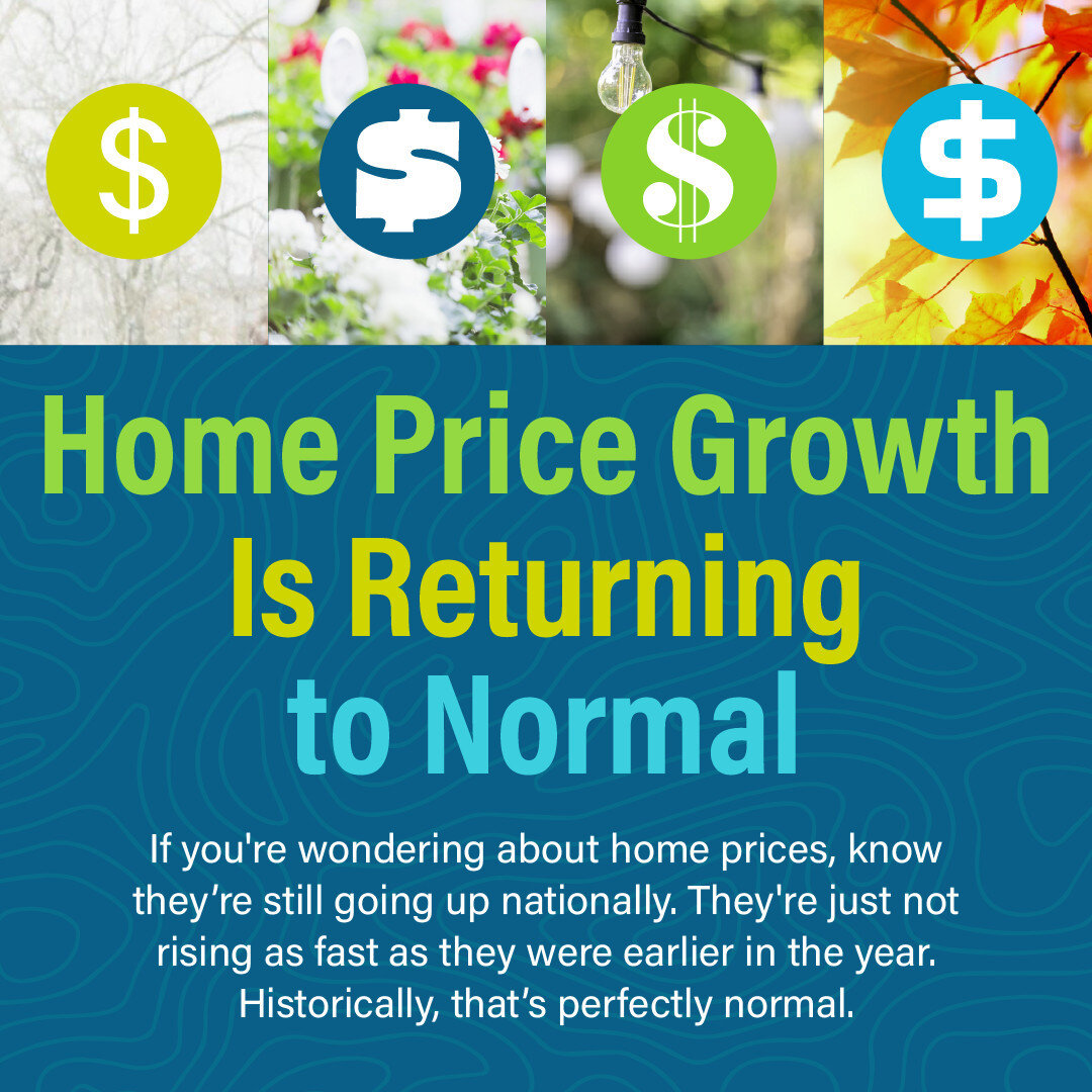 &quot;Curious about the current state of home prices? Nationally, they're still climbing, just at a slower pace &ndash; which is pretty standard for this time of year. Home prices have their own seasonal rhythm, and that's what we're seeing now. Grow