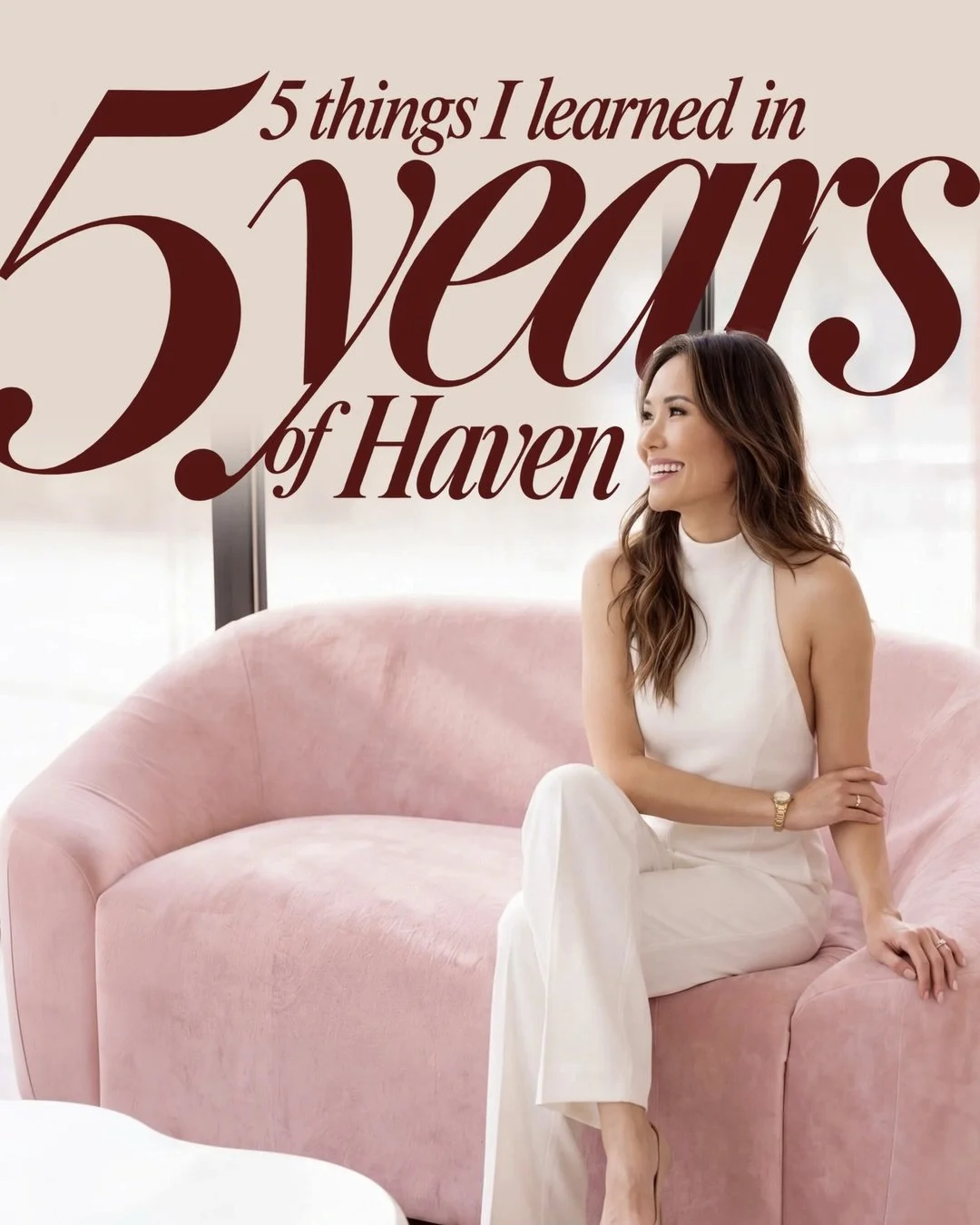 Five years, two build outs, and a lot of growing along the way. 🤍

Putting this together made me realize how much life has happened while I&rsquo;ve been building Haven. I&rsquo;m proud of this space, but even more grateful for the people who have b