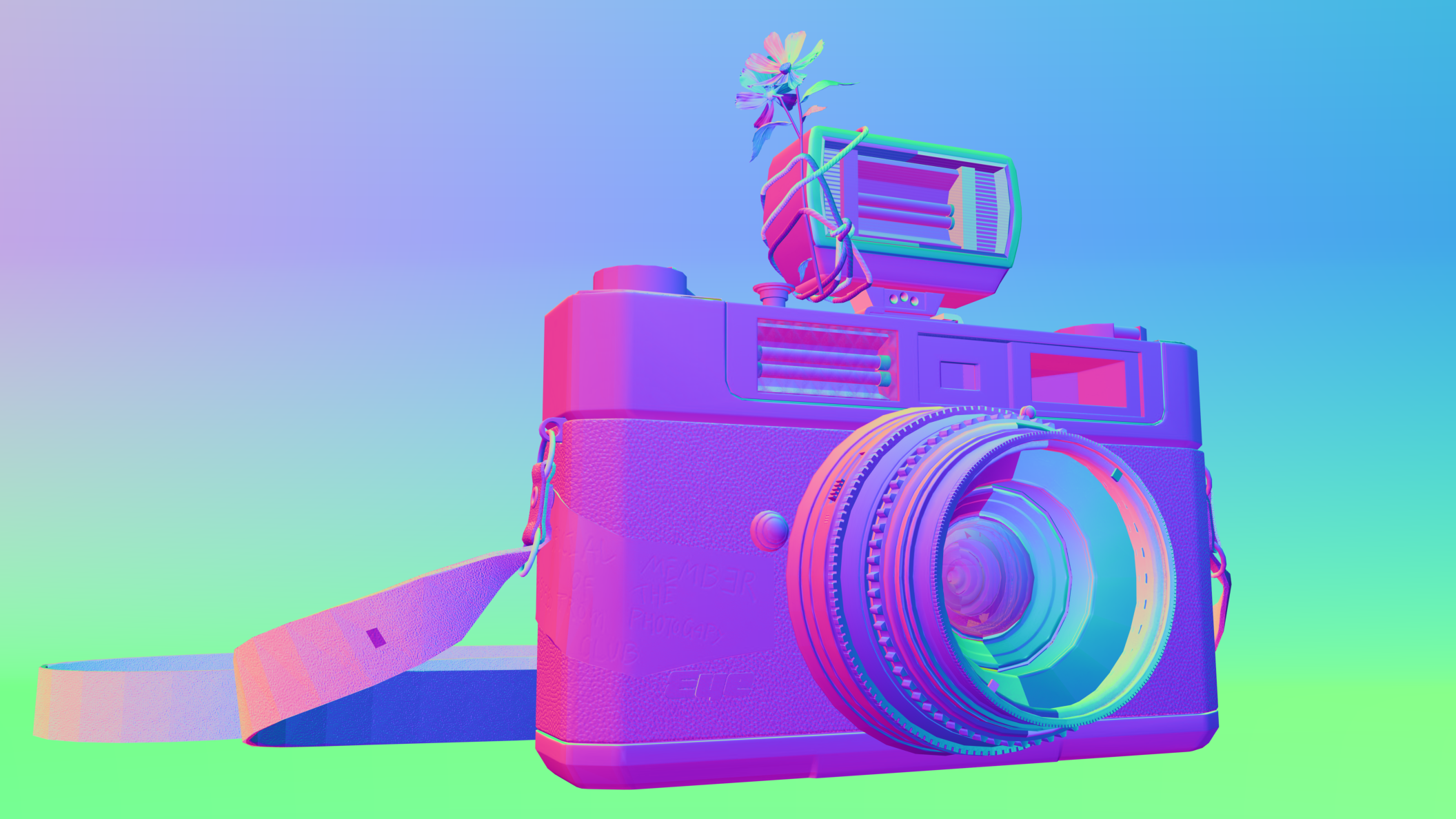 Normal map preview rendering