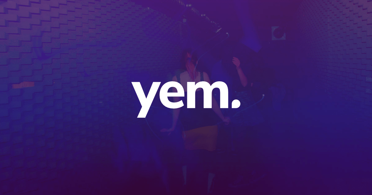 Logo of YEM - leading trap music label in Croatia.