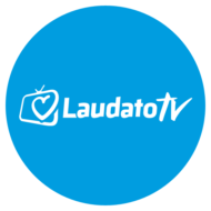 Logo of Laudato TV - leading catholic tv station in Croatia.