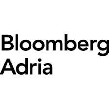 Bloomberg Adria logo in black text on a white background