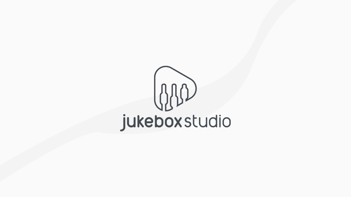The Jukebox Studio logo featuring a stylized piano and three vertical bars, with the text "jukebox studio" underneath.