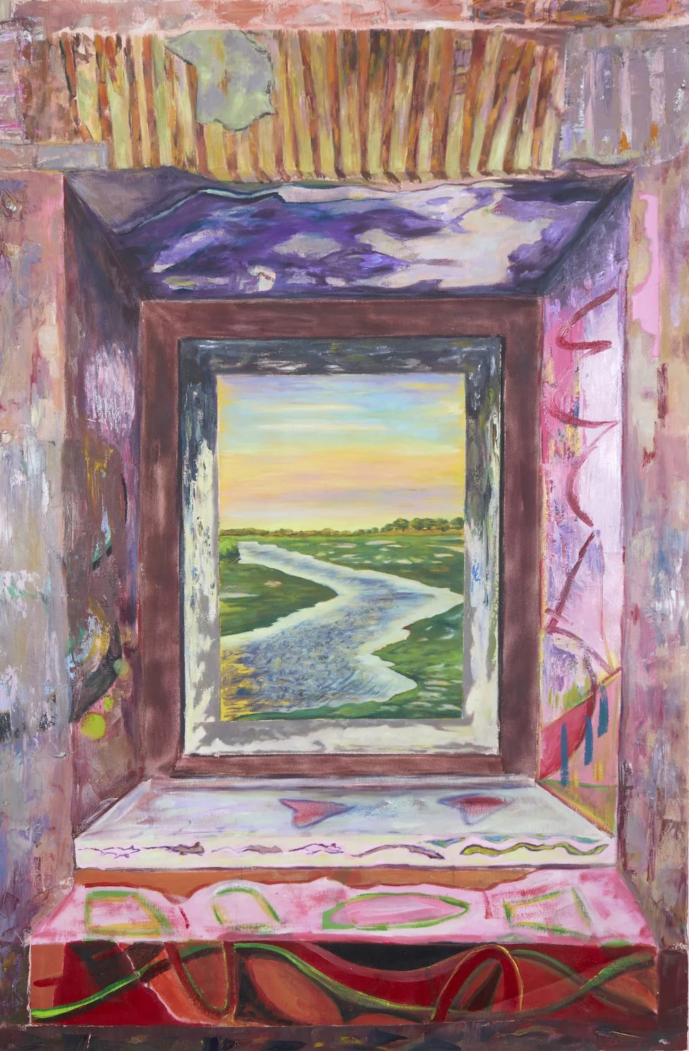 All Seeing. Acrylic and Oil on Canvas. 154 x 105 cm. £3,000 