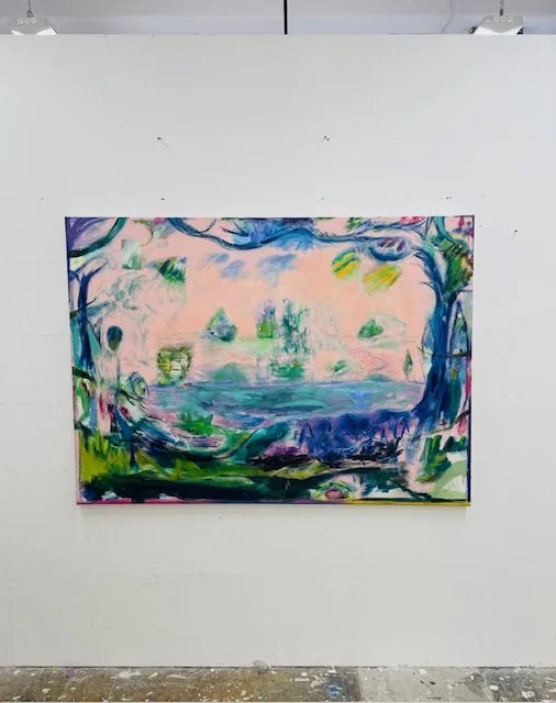 Lucid Dreaming Pink | 130cm x 180 cm | Oil on Canvas £3,500