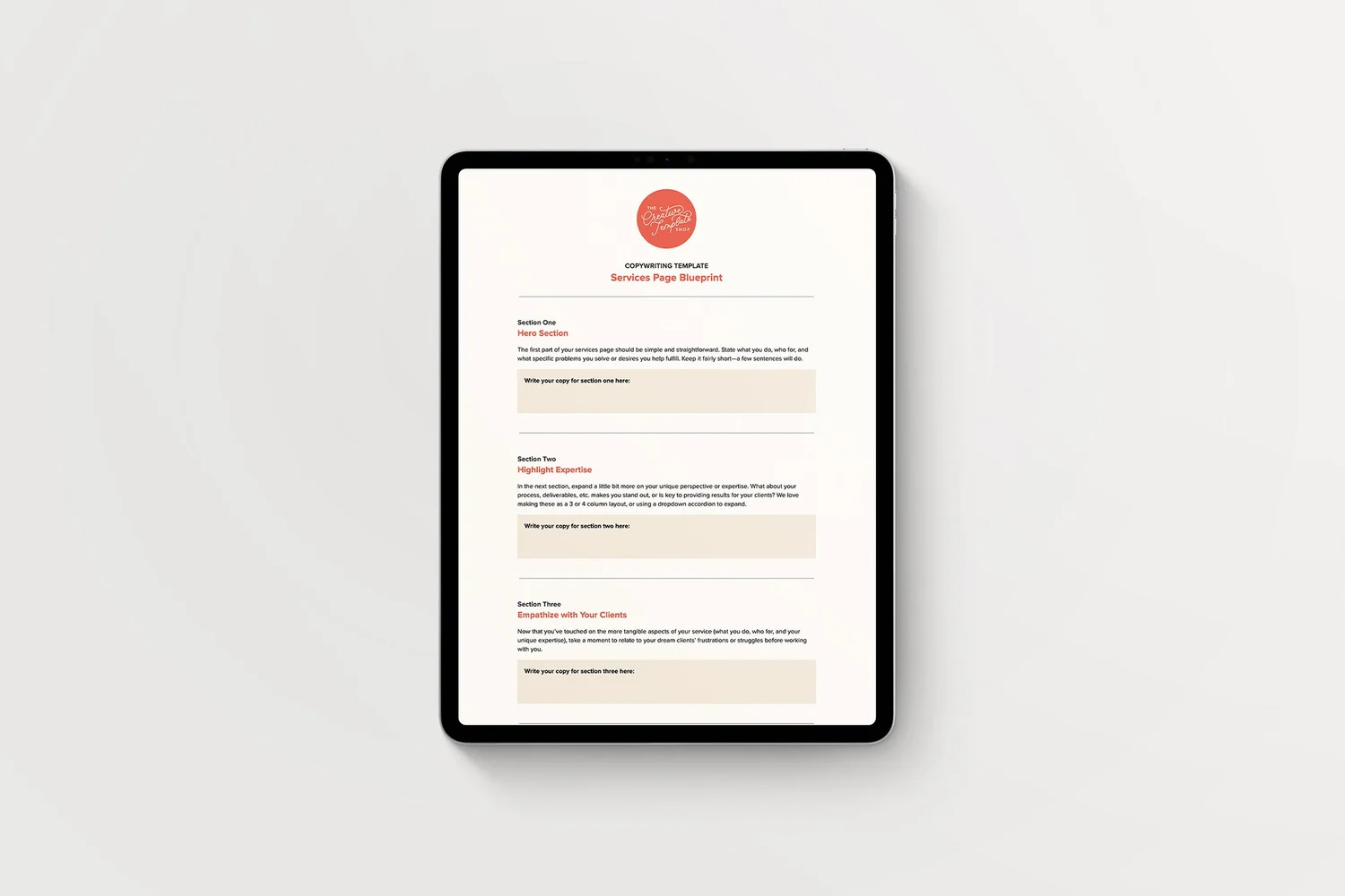 Client Onboarding Form Google Doc Template Soft Collection — Creative