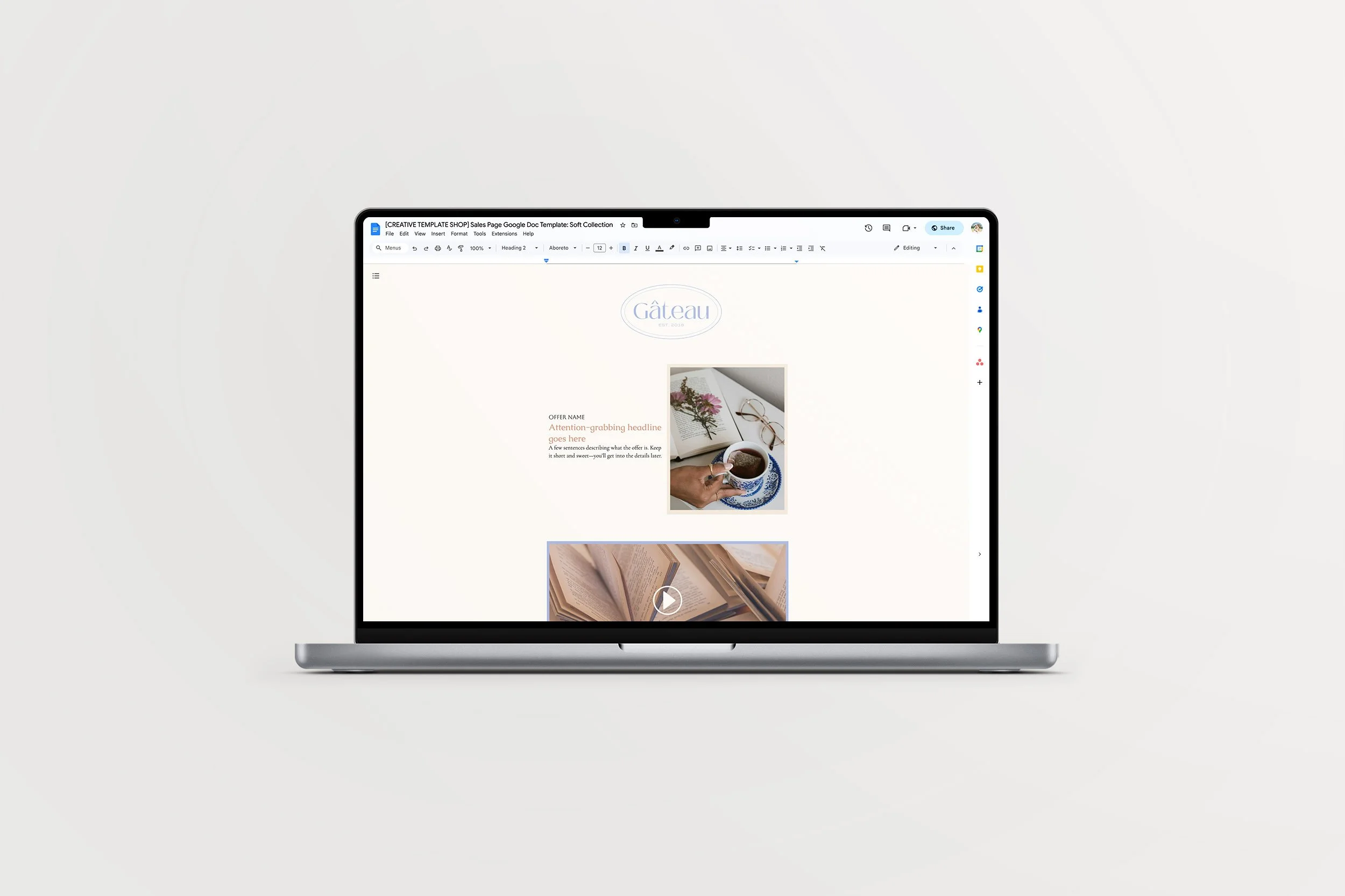 Client Onboarding Form Google Doc Template Soft Collection — Creative