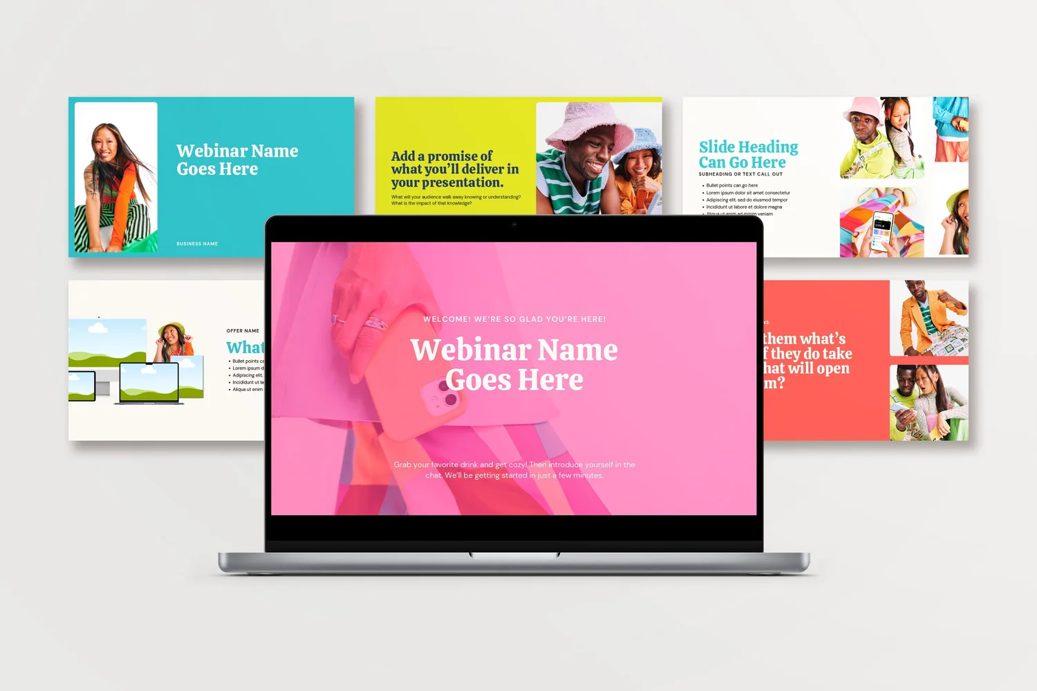 Geometric Lead Marketing Canva Template Bundle Neutral