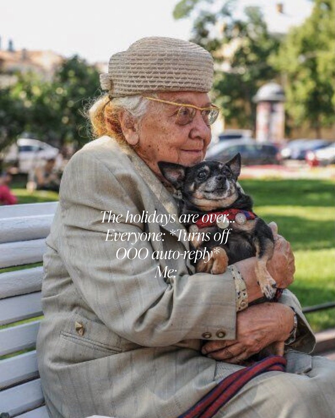 I&rsquo;m just vibing until AT LEAST January 15th. Do not disturb until then.