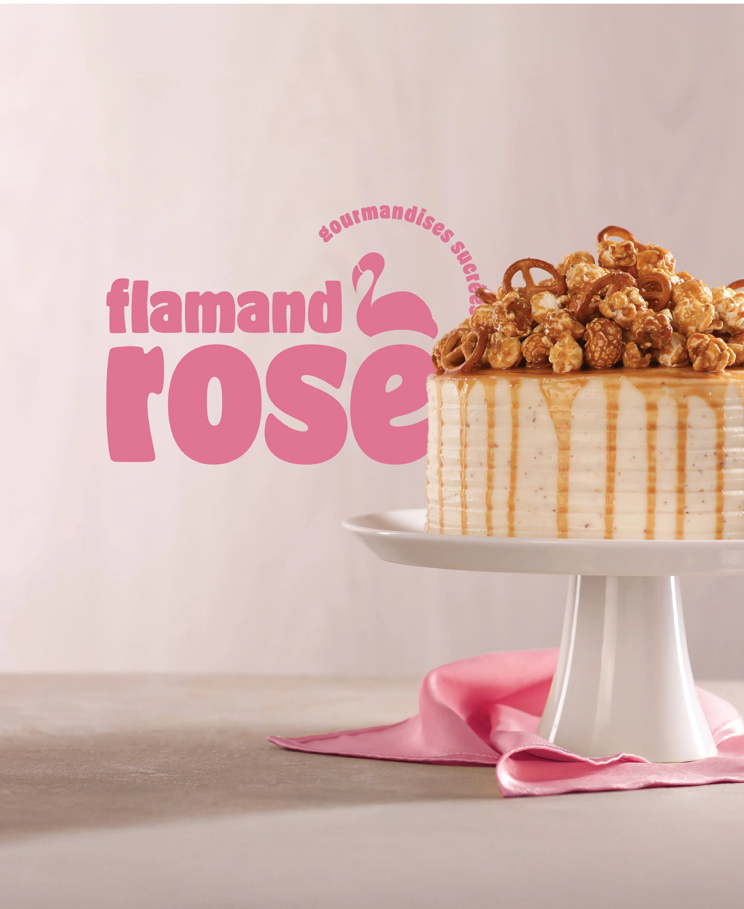 Logo rose patisserie