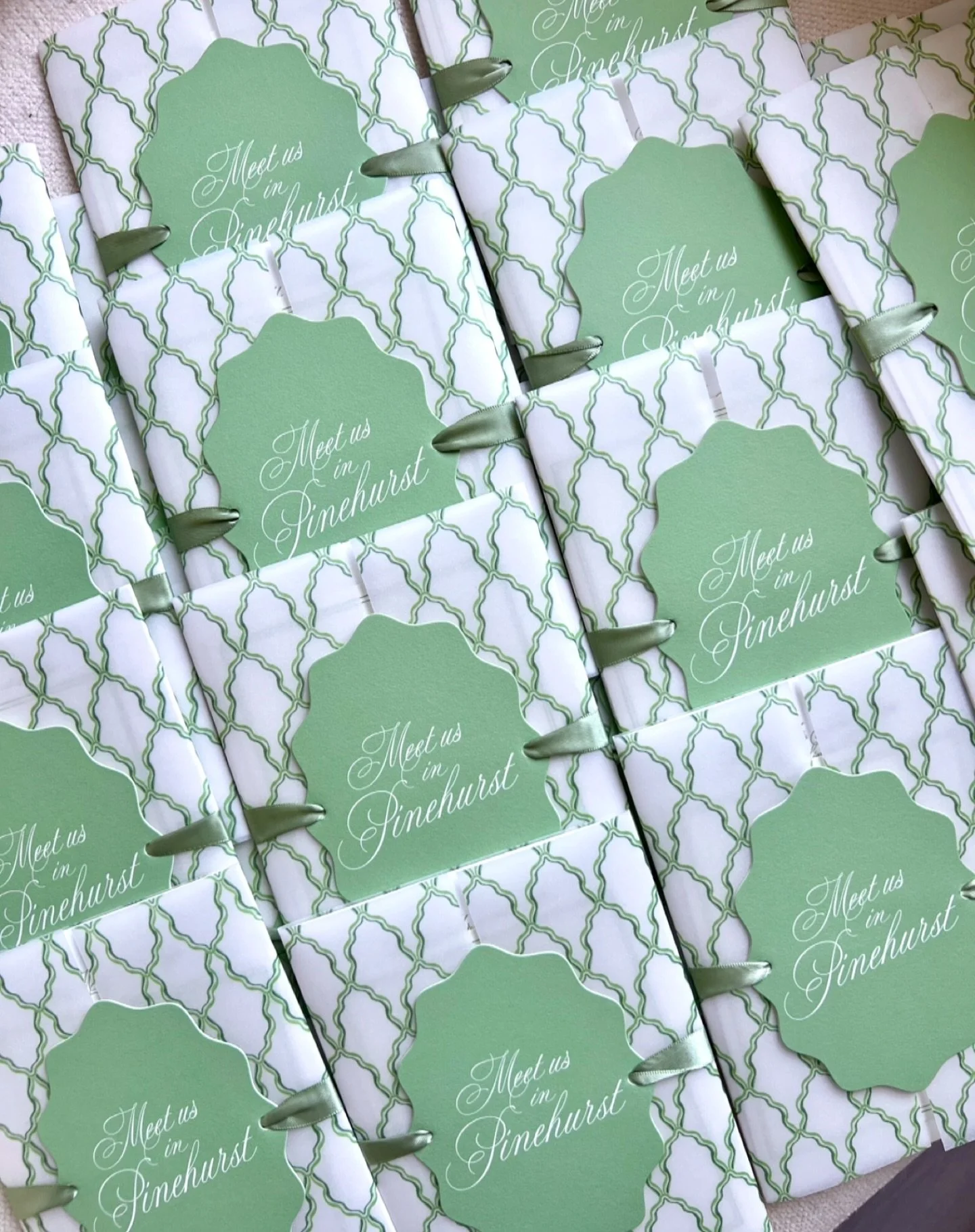 The smallest sneak peek of the most beautiful wedding in Pinehurst 💚 while we&rsquo;re prepping for the Holiday drop tomorrow, please enjoy of my favorite details of Parker and Lillian&rsquo;s day. So much more to come, that you simply won&rsquo;t w