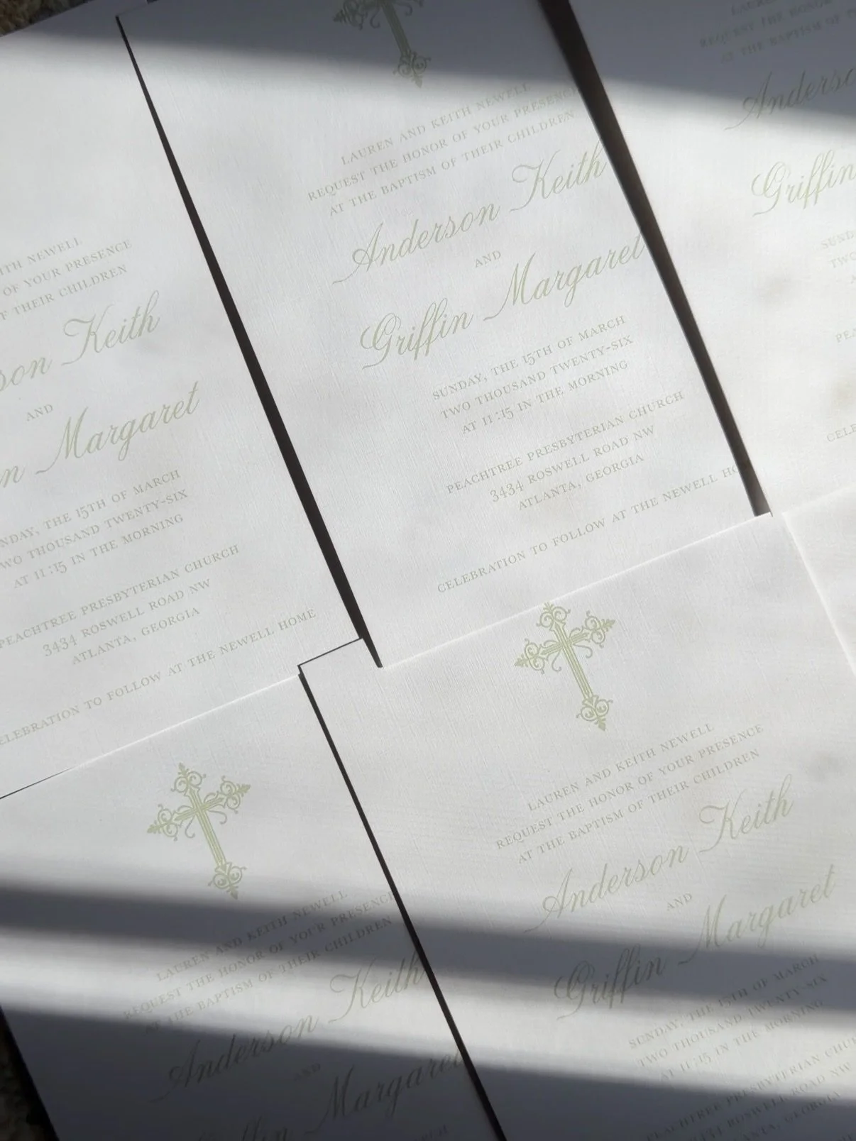 I love gift tags as much as the next gal, but there&rsquo;s something extra special about helping with a dear friend&rsquo;s baptism invitations 🤍 

We may be winding down custom work for the next few months, but you may just be seeing these invitat