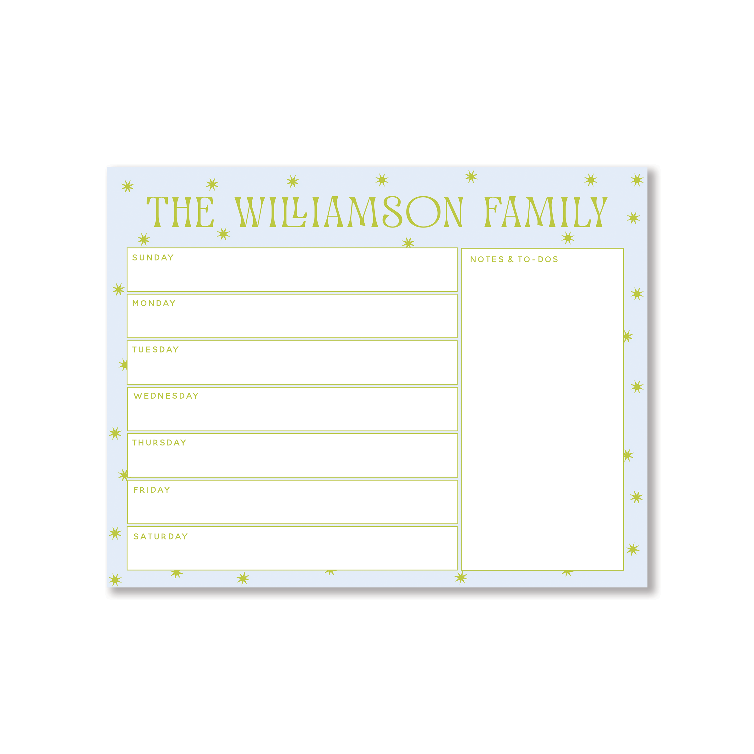 Weekly To-Do Notepad No. 3