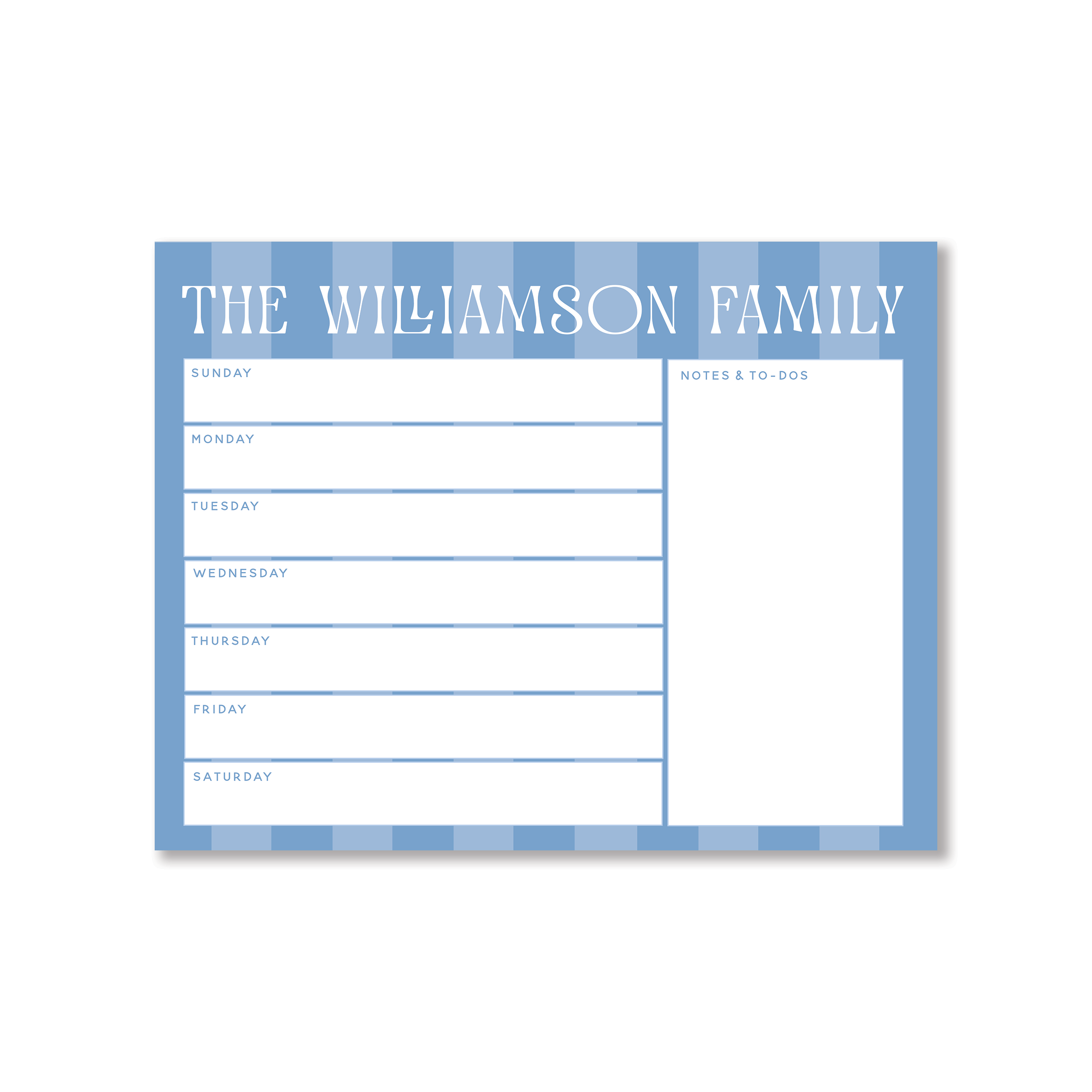 Weekly To-Do Notepad No. 2