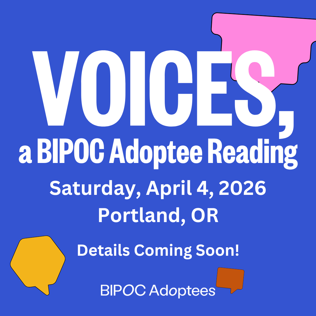 VOICES, a BIPOC Adoptee Reading
