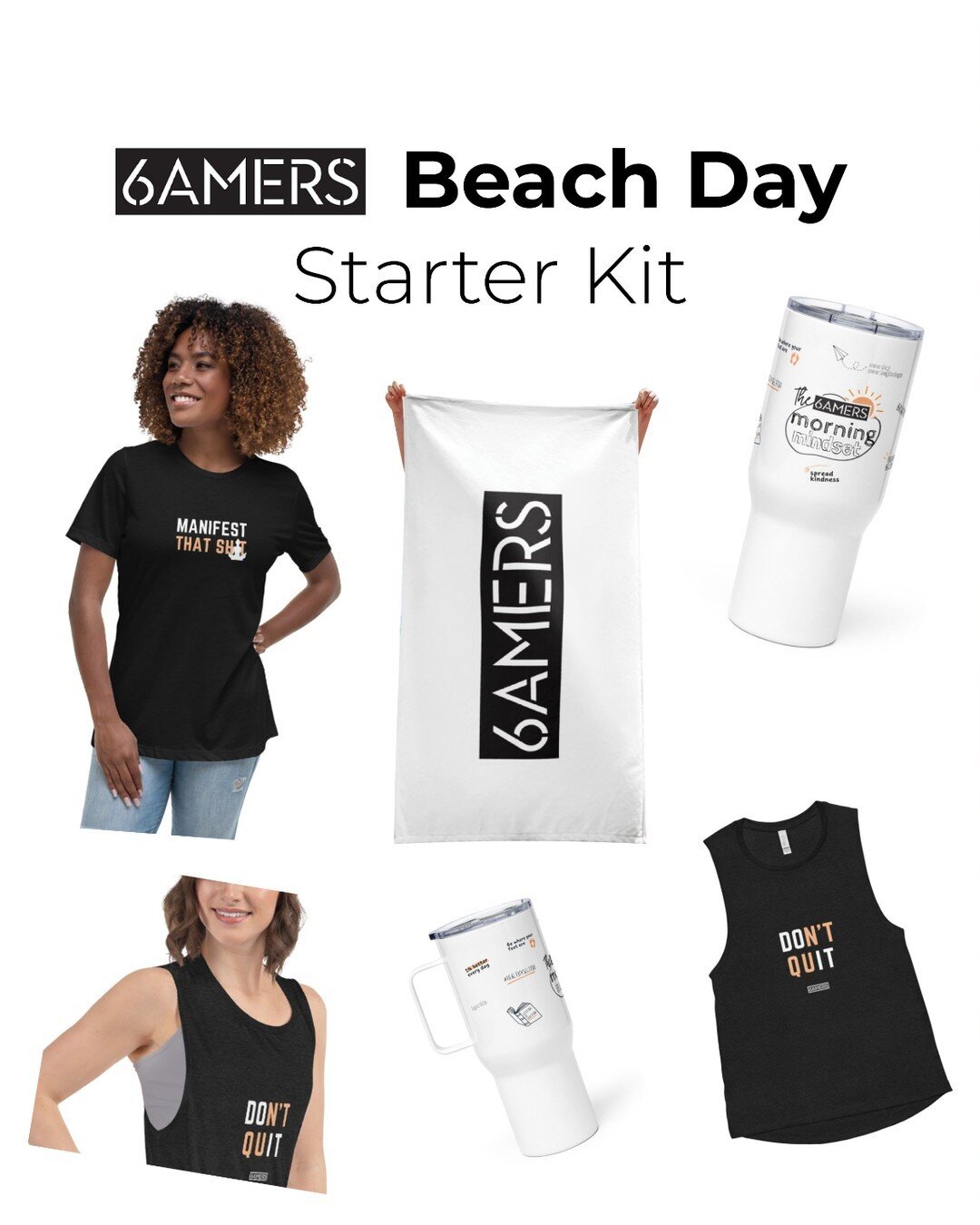 ☀️🌴 Headed to the beach this summer?  We have some fun new summer swag designs for you to sport your morning mindset to no matter where your summer days take you.

Which new 6AMERS merch is your favorite?🌅✨

(Link in bio)
 

.
.
.

 
#ProgressOverP