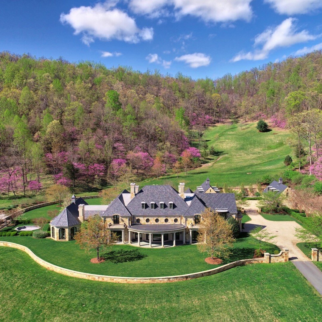 Spring is almost here and we can't wait for all the redbuds spread along the estate to bloom next month! #luxuryestate #spring #luxuryvacation #virginia #destination #redbuds
