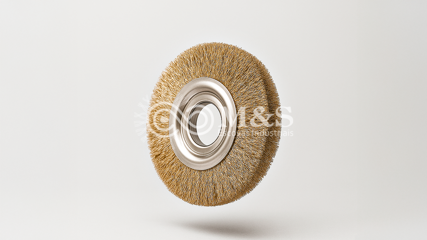 Escova de Aço Circular para Esmeril Latonado