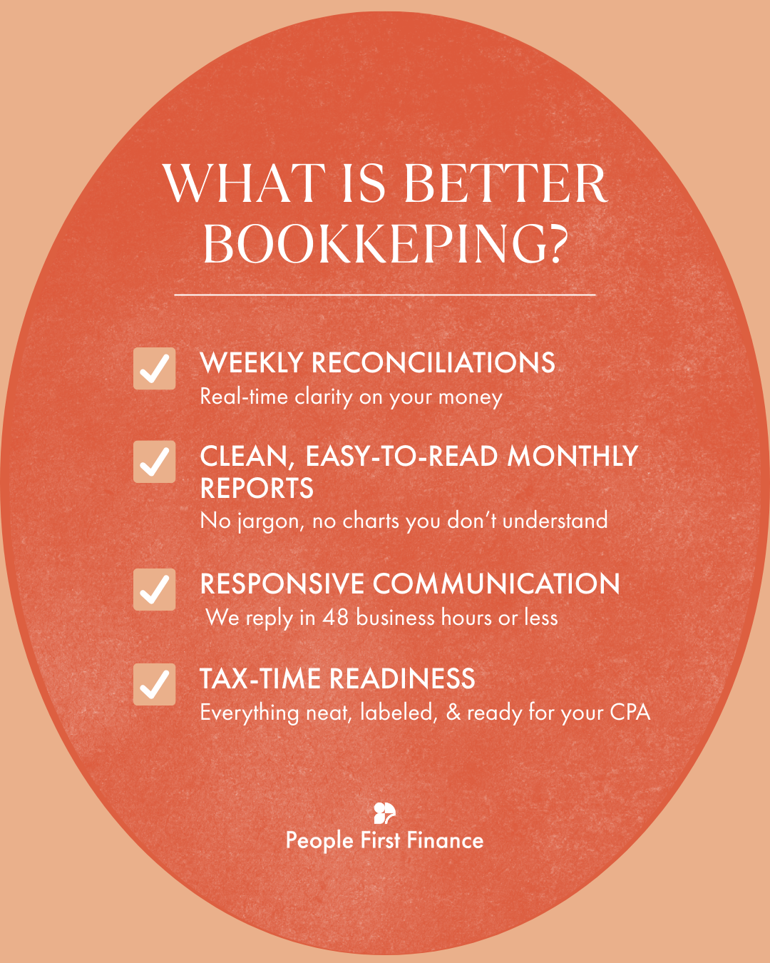 Graphic - what is better bookkeeping