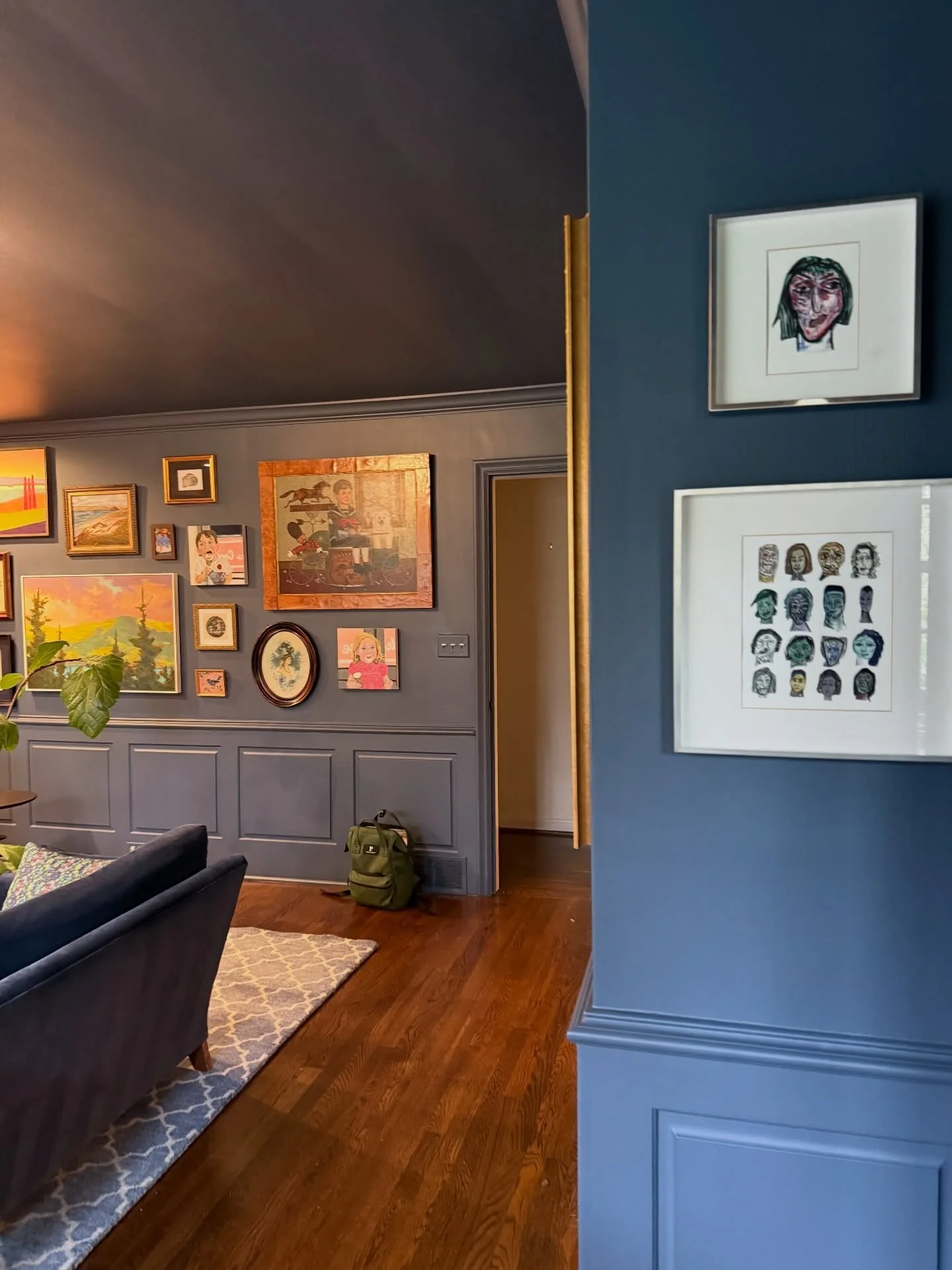 Today we Powerhour&rsquo;d locally to pull together a gorgeous gallery wall, and then we selected other pieces to fill gaps on other walls in the space. [Swipe right for the before.]

Curious about our process to go from a blank wall to gorgeous desi