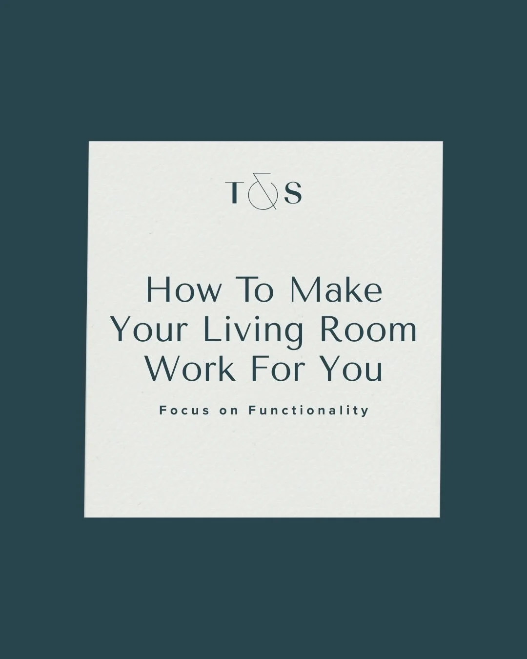Your living room should work for you, not the other way around. That&rsquo;s why &ldquo;function first&rdquo; is one of the core principles inside our new guidebook, From Stuck to Styled. ✨

We break down how to make your living room actually work fr