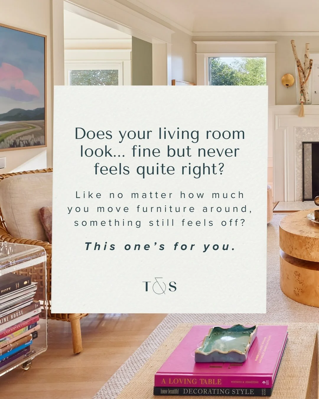 Ever feel like your living room looks fine&hellip; but never feels quite right? ✨

Like you&rsquo;ve moved the sofa 12 times, bought the rug, fluffed the pillows&hellip; and something is still just off?

That&rsquo;s not a style problem. That&rsquo;s