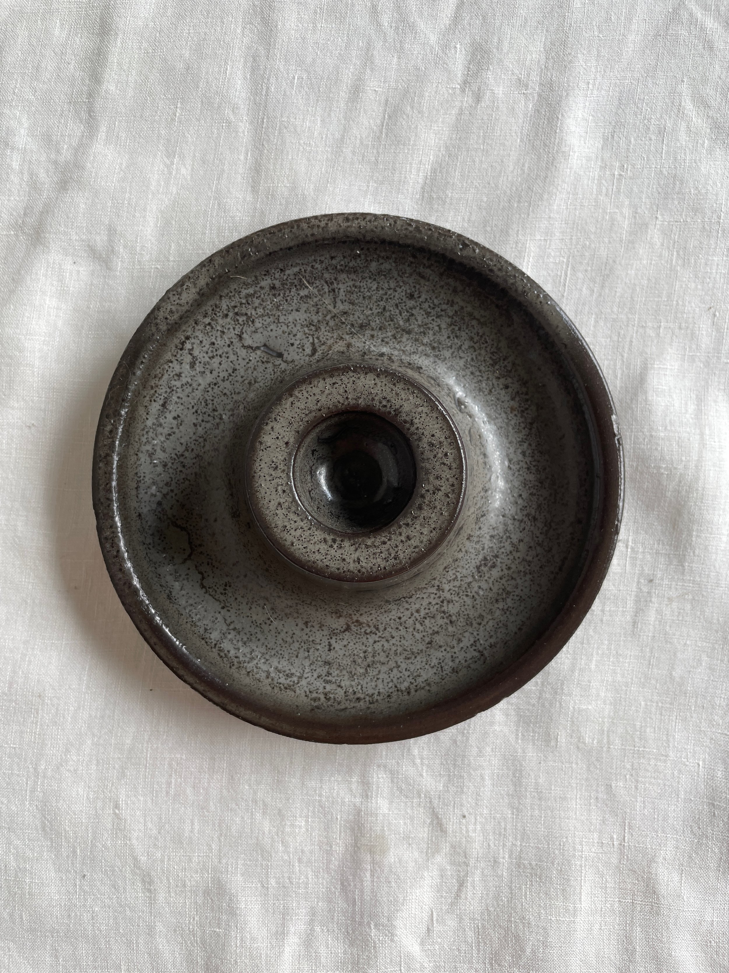 Candlestick - charcoal