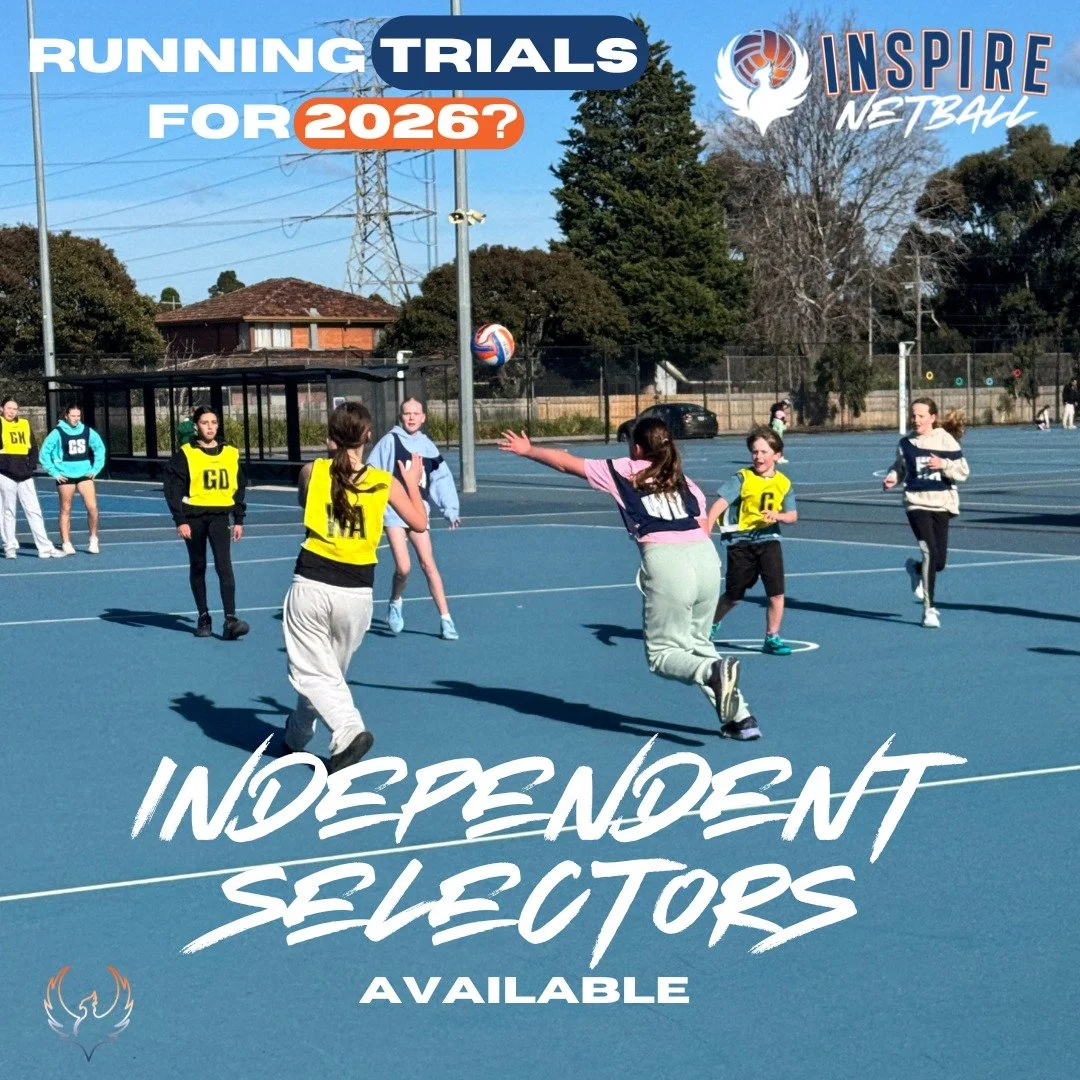 Are you getting ready to running trials or grading for your club or association for 2026?

Do you need access to independent selectors?

Contact us today on admin@inspirenetballgroup.com to find out more.

#netballselections #netballtrials #selection