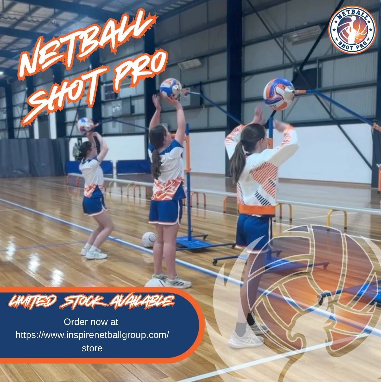 🚨 𝗝𝗨𝗦𝗧 𝗟𝗔𝗡𝗗𝗘𝗗 &ndash; 𝗟𝗜𝗠𝗜𝗧𝗘𝗗 𝗦𝗧𝗢𝗖𝗞 𝗔𝗟𝗘𝗥𝗧 🚨

Our latest shipment of The Netball Shot Pro has arrived &ndash; but stocks are already running low! ⏳

The Shot Pro is the ultimate shooting correction machine designed to:
✅ B