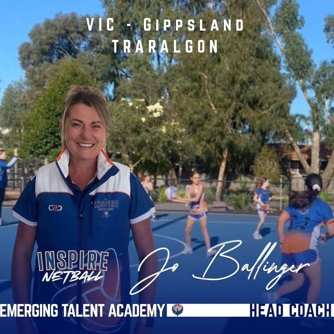𝗖𝗔𝗟𝗟𝗜𝗡𝗚 𝗔𝗟𝗟 𝗚𝗜𝗣𝗣𝗦𝗟𝗔𝗡𝗗 𝗡𝗘𝗧𝗕𝗔𝗟𝗟𝗘𝗥𝗦!

Introducing our 𝗛𝗲𝗮𝗱 𝗖𝗼𝗮𝗰𝗵 for our Gippsland Emerging Talent Academy - 𝗝𝗼 𝗕𝗮𝗹𝗹𝗶𝗻𝗴𝗲𝗿!

Jo is a household name when it comes to successful Netball coaches in the Gippsl