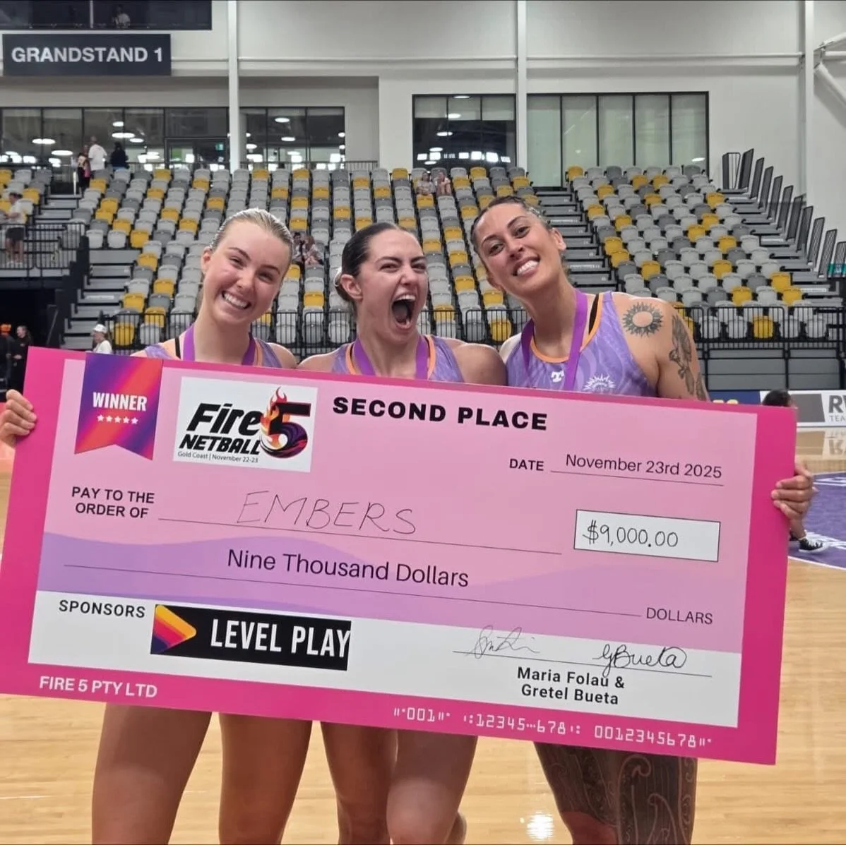 A huge congrats to Coach Mia for a massive weekend away at the @fire5_netball tournament! Mia&rsquo;s team the Embers came second, pocketing a massive $9,000 in prize money!

*Edit - AND Player of the TOURNAMENT! How did we leave that out 🙌🔥

#fire
