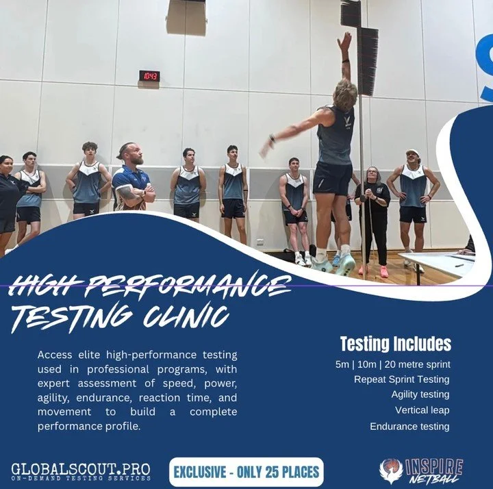 Calling all 𝗔𝗧𝗛𝗟𝗘𝗧𝗘𝗦 and 𝗨𝗠𝗣𝗜𝗥𝗘𝗦 for our upcoming 𝘏𝘪𝘨𝘩 𝘗𝘦𝘳𝘧𝘰𝘳𝘮𝘢𝘯𝘤𝘦 𝘛𝘦𝘴𝘵𝘪𝘯𝘨 𝘊𝘭𝘪𝘯𝘪𝘤.

🔥 Want to level up your performance? 🔥EXCLUSIVE 25 places available!!

Our High Performance Testing Clinic is built for a