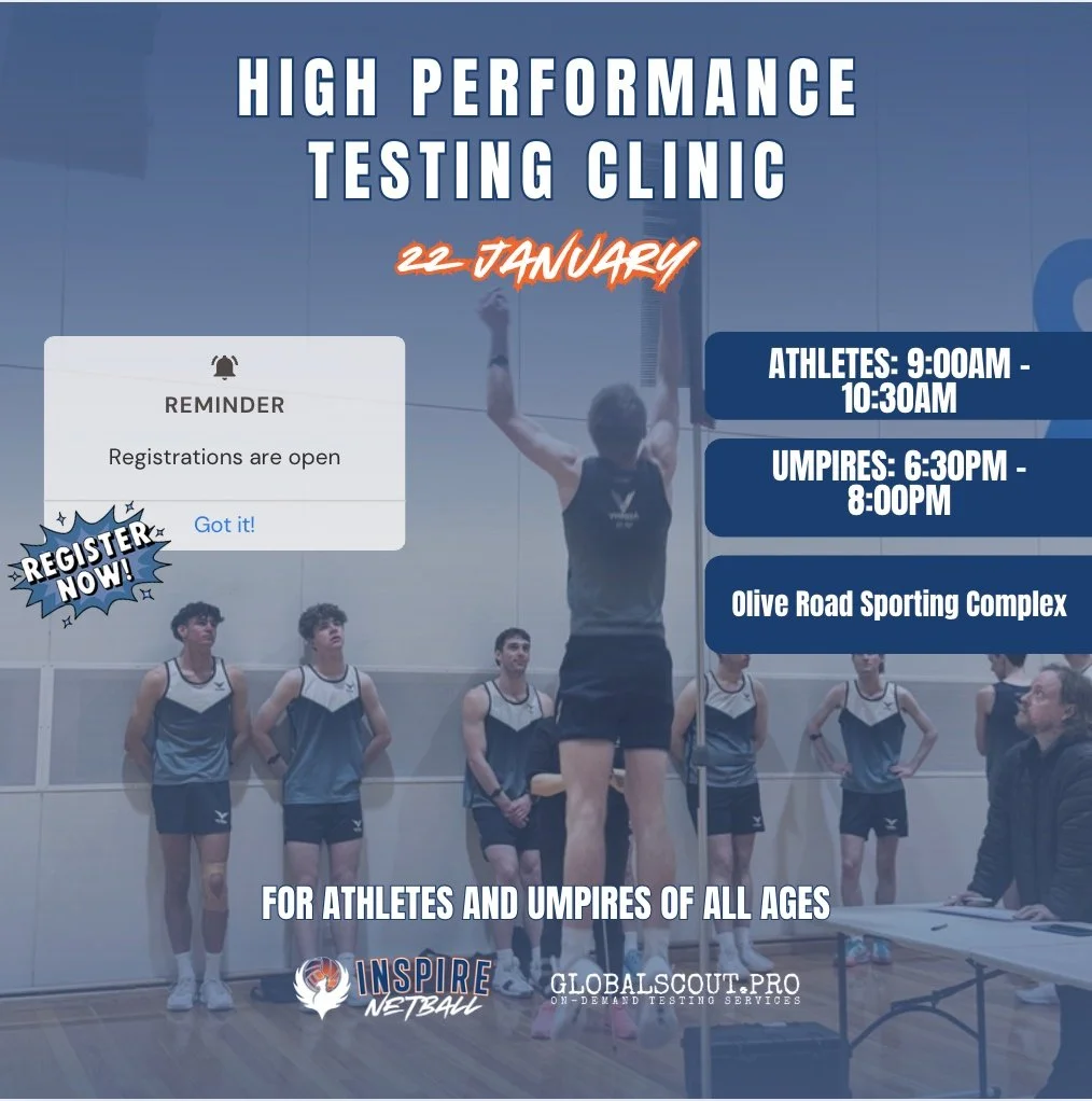 🚨 CALLING ALL ATHLETES AND UMPIRES 🚨

Take your performance to the next level at our High Performance Testing Clinic 🏃♂️💨

Our expert team will assess:
✅ Speed (5m, 10m, 20m, and repeat sprints)
✅ Agility
✅ Vertical leap
✅ Endurance (Yo-Yo test)
