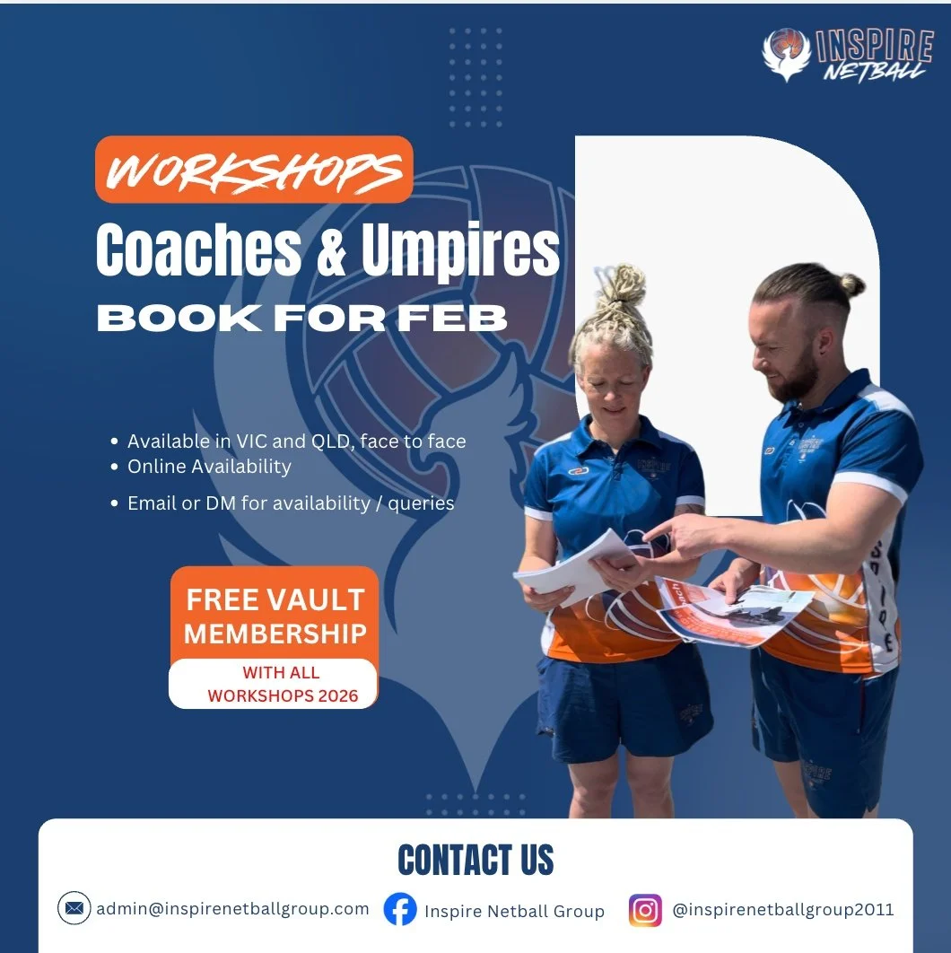 Calling all Clubs &amp; Associations 🏐✨

Plan ahead for 𝟮𝟬𝟮𝟲 with our workshops now open for booking.
✔️ Free group membership to The Vault with every workshop
✔️ Face-to-face options available in VIC &amp; QLD
✔️ Online workshops also available