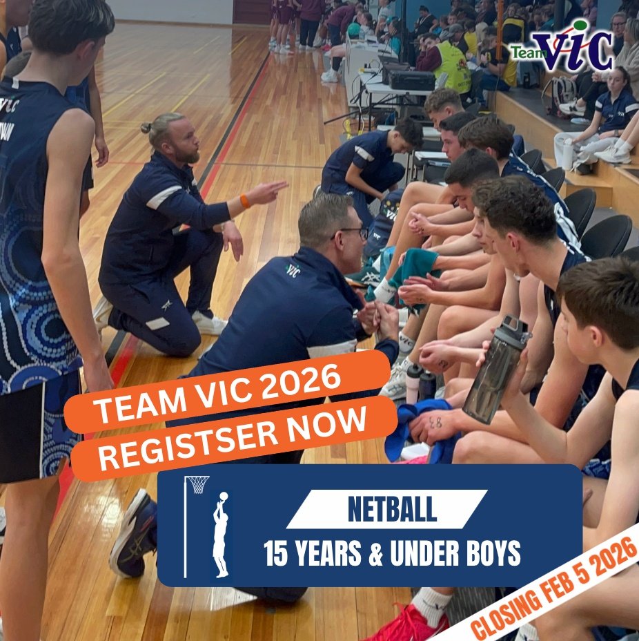 ✨ 𝐇𝐞𝐥𝐩 𝐘𝐨𝐮𝐫 𝐘𝐨𝐮𝐧𝐠 𝐀𝐭𝐡𝐥𝐞𝐭𝐞 𝐑𝐞𝐚𝐜𝐡 𝐅𝐨𝐫 𝐓𝐡𝐞 𝐒𝐭𝐚𝐫𝐬! ✨

Is your child or student the next big name in netball? 🏐 🌟

The journey to representing Victoria starts right here! This is an incredible invitation for parents a